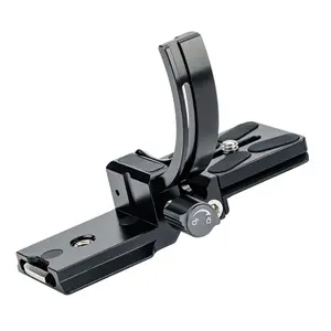 Fotopro Camera Vertical Bracket, Tripod Mount Ring Lens Mount, Rotatable Collar Mount Plate for DSLR SLR, Fits Plate for Arca Type, Supporting 64.8mm Lens Horizontal and Vertical Shooting