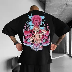 Jujutsu Kaisen Ryomen Sukuna Unisex Summer outfits men streetwear 80s 90s graphic tees cotton Anime funny tshirt men gifts Breathable Fabric