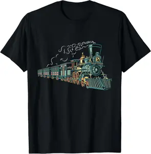 Steam Train Guide Gift - Station Model Railway T-Shirt