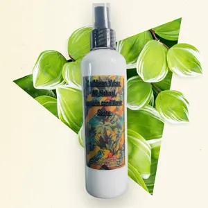 Caribbean Vybez all natural leave in conditioner spray Haircare Moisture Organic Gentle Nourishing hydrating moisturizing water base Moisturize Hydrate Moisturizer