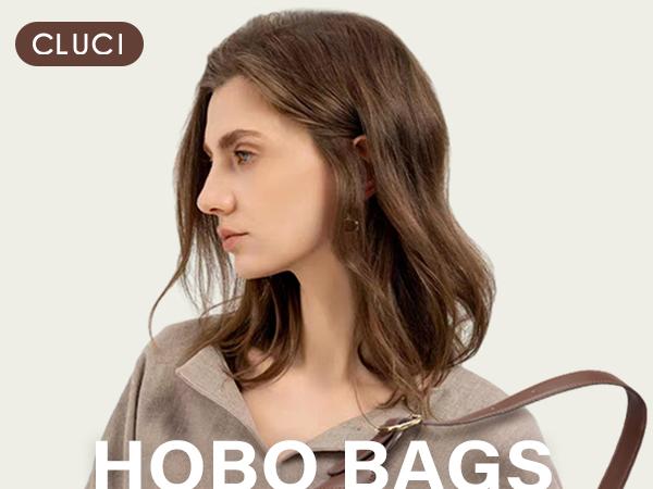 [Valentine's Day Gift Selection] CLUCI HolidayHaul Brooklyn Hobo Winter Bags for Women, Soft Vegan Leather Purses with Adjustable Strap, Lightweight Shoulder Bag, Stylish Tote Handbag