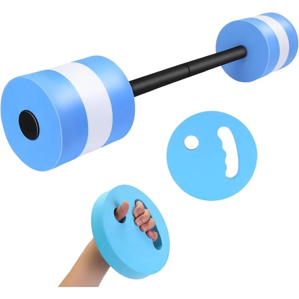 High-Density EVA Foam Swimming Barbell for Adults, 29.3 in, for Water Aerobics, Pool Exercise, and Water Sports