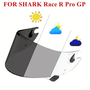 Race R Pro GP Helmet Visor For Shark Race-R Pro GP Motorcycle Helmets Lens Goggles Plating Gold Red Replacement Casco Visera
