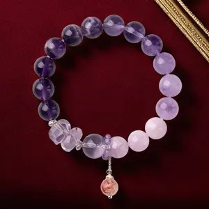 CHI-C "Sending Luck and Inner Peace"Natural Amethyst Wealth Bracelet