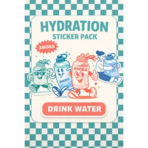 ANOKA Hydration Sticker Pack