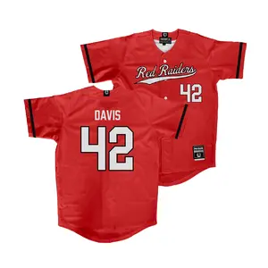 Texas Tech Softball Red Jersey - Mihyia Davis
