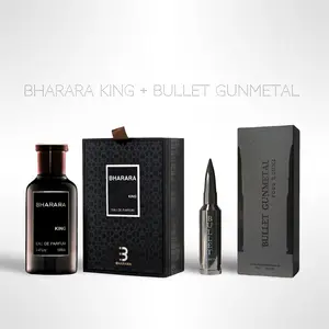 Bharara King + Bharara Bullet Gun Metal for Men – Eau De Parfum Power Duo