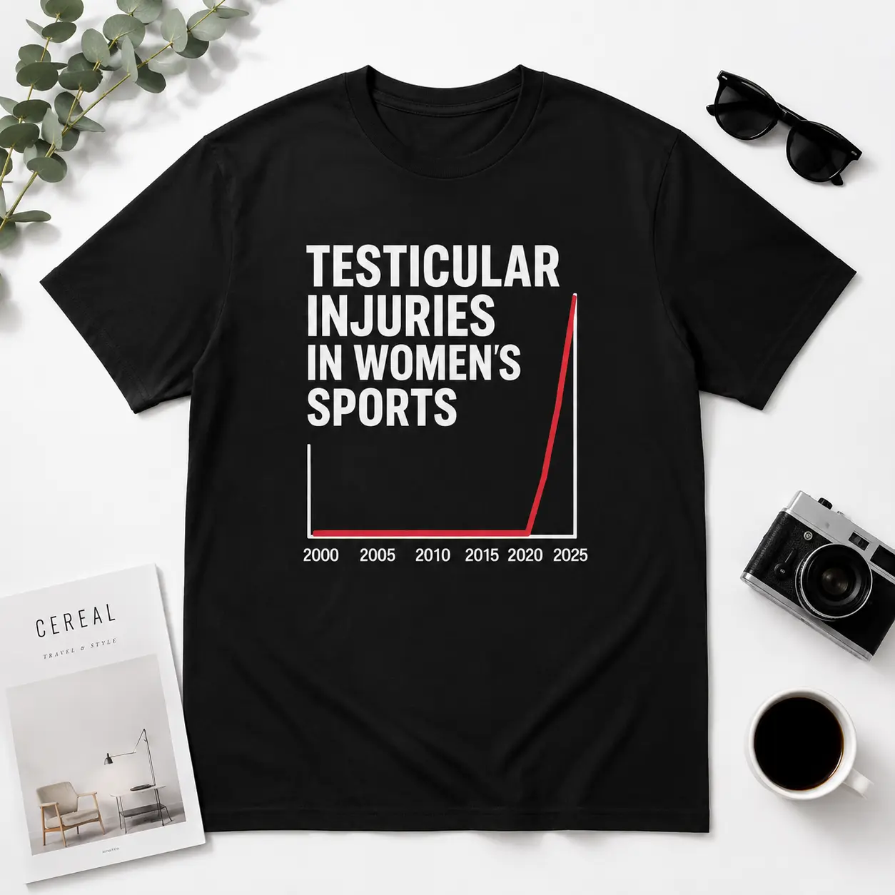 [1]TESTICULAR INJURIES IN WOMEN'S SPORTS Graphic T-Shirt Funny Political Meme Tee Unisex Vintage Washed Cotton Shirt Humor Streetwear Casual Oversized Top Gift for Men Women Trending TikTok Graphic Tee Funny Shirt