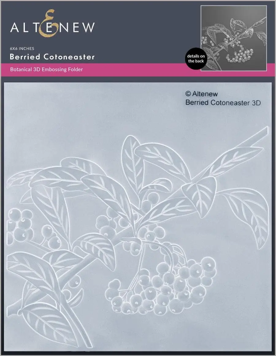 Berried Cotoneaster 3D Embossing Folder