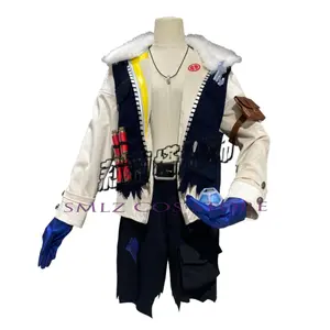 Newly Survivors Batter Cosplay Game Identity V Lucky Guy Costume Coat Outfit Baseball Uniform Halloween Party Set for Men