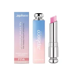 Zephoco Lipstick, Lightweight Moisturizing Lip Balm, Daily Use, Non-Sticky, Gentle Hydration, Glossy Finish, Lip Care