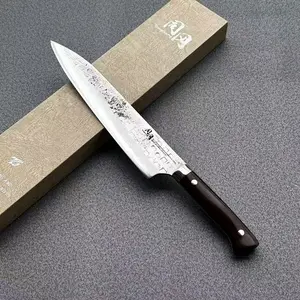 W61F Steel  9“ Blade Damascus Chef Knife High-end Professional Knife