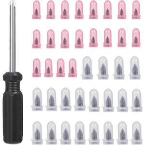 40pieces of tire Repair Rubber Bolts, tire Screw Plug Quick Repair Tool, Vacuum tire Repair kit with Spiral Rubber Bolts, Suitable for Various Types of Vacuum Tires