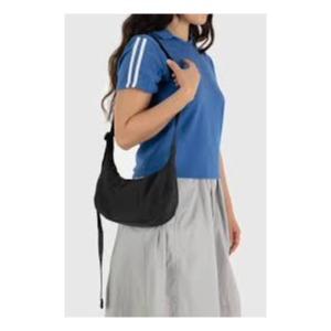 BAGGU Small Nylon Crescent Bag - Black 37''