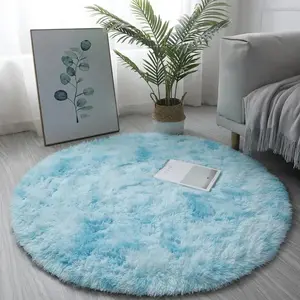 Super Soft Plush Round Rug Mat Minimalist Fluffy Rug Fluffy White Carpets For Living Room Home Decor Bedroom Kid Room Decoration Salon Thick Pile Rug Fluffy Area Rug