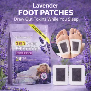 Natural 3-in-1 Foot Patches 24Pcs | At-Home Wellness for Relaxation, Better Sleep & Tired Foot Relief