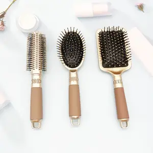 3 Pieces Anti Static Massage Oval Comb Set, Hair Dryer Styling Brush, for Long Thick Curly Wavy Dry Damaged Hair