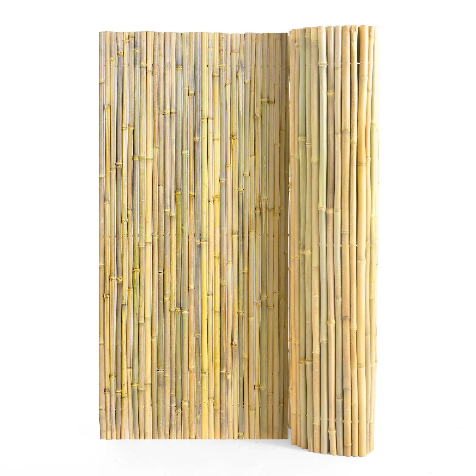 【SummerFinds】VEVOR Natural Rolled Bamboo Fence,  Eco-Friendly Bamboo Privacy Fence 6 ft H x 8 ft L x 0.75 in D. , Decorative Bamboo Privacy Screen for Garden, Backyard, Balcony, Patio, Pool Side