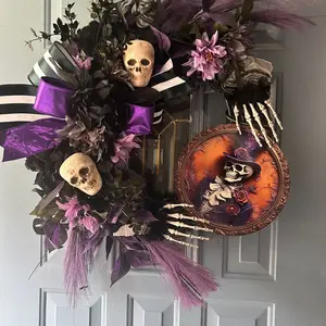 Halloween skull wreath Decoration