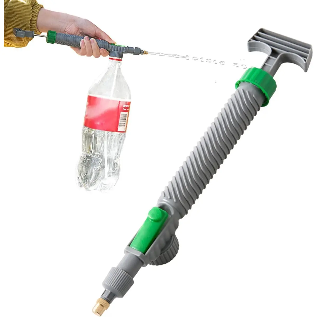 Handheld Sprayer - High Pressure Air Pump Manual Sprayer with Adjustable Nozzle - Garden Pump Sprayer - Hand Pump Sprayer Pressure Sprayer Top for Home Lawn Garden Watering Lawn and Garden, Sprayers