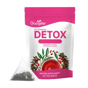 Peach Delight Detox Tea 28 Tea Bags for Detox Support with Natural Ingredients Dietary Supplement