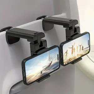 360° Rotating Phone Stand Mount, Essential Travel Accessory for Trains Planes Cars, Durable Foldable Design, Ideal Gift for Travel Enthusiasts, Car Mount Smartphone, Car Phone Holder, Portable Phone Holder
