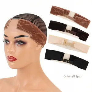 Women Lace Wig Grip Non-Slip Soft Velvet Wig Accessory, Adjustable Velvety Hairpiece Holder, Stylish & Secure Fit Design, Adjustable Headband, Zigzag Headband