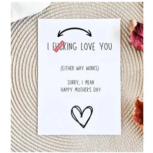Funny Mother’s Day Card for Wife – Cheeky “Amazing Butt” Humor Card, Gift from Husband, Birthday & Anniversary Card for Wife, 5x7 Premium Greeting Card with Envelope
