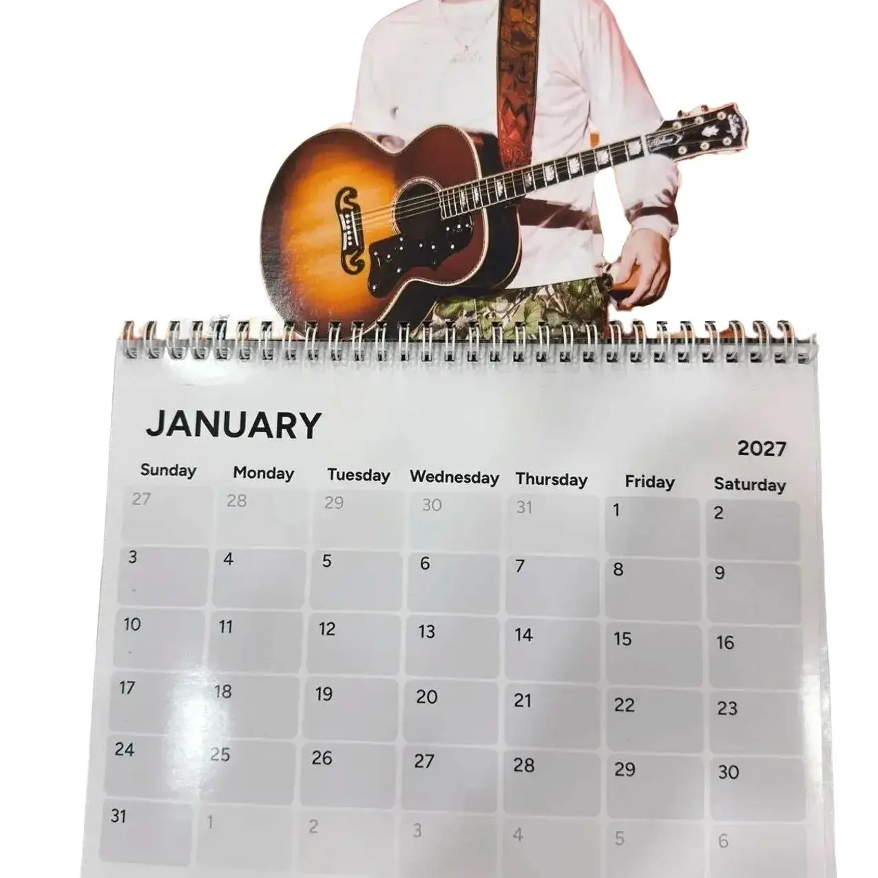 MW music 2027 Calendar, gift for fan
