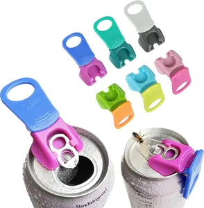 6 colors Soda Can Opener & Soda can lids, Drink Protector Caps,Suitable for Parties, BBQ, Camping, and Travel.
