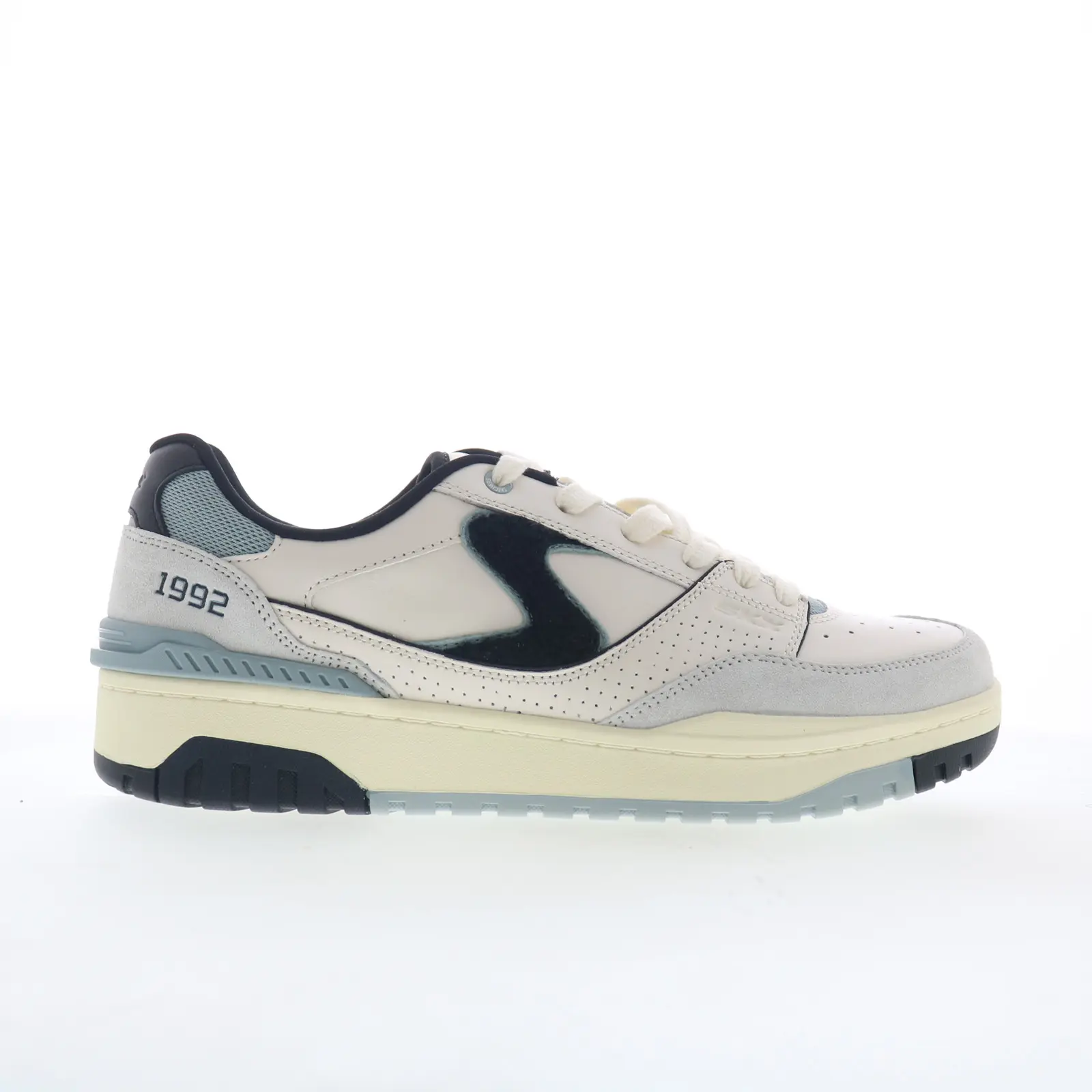 Skechers S-1992 254172-NTBK Mens Beige Leather Lifestyle Sneakers Shoes