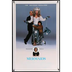 MERMAIDS - 27"X41" Original Movie Poster One Sheet Rolled 1990 Cher Bob Hoskins