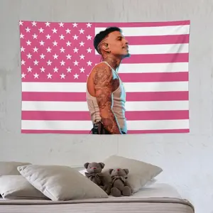 Tapestry Rauw Flag Wall Hanging With Art Home Decorations Durable Lightweight Washable Alejandro For Bedroom Festival Gift
