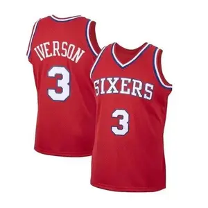 IVERSON #6 2026 Red Basketball Jersey – Unisex Icon Edition Sport Outfit, Game Day Uniform, Perfect Gift Idea
