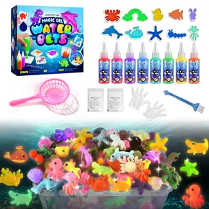 Magic Water Elf Toy Kit with Magic Gels, Molds - Imaginative Play, Birthday Gifts,Christmas Gifts,  Party Favors, and Family-Friendly DIY STEM Projects