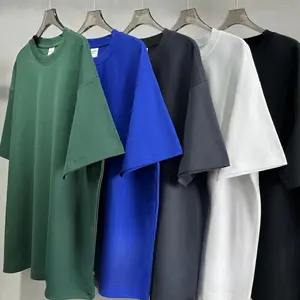 Heavy Weight Cotton T shirt For Men Women,Short Sleeve Plain Tops,Solid Oversized Tee Shirts,Quality Clothing 6.8oz 230gsm