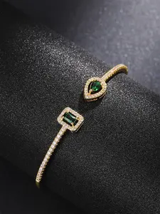 1 PC Classical Cubic Zirconia Bracelet For Women Valentine's Day Gift Wedding Jewelry