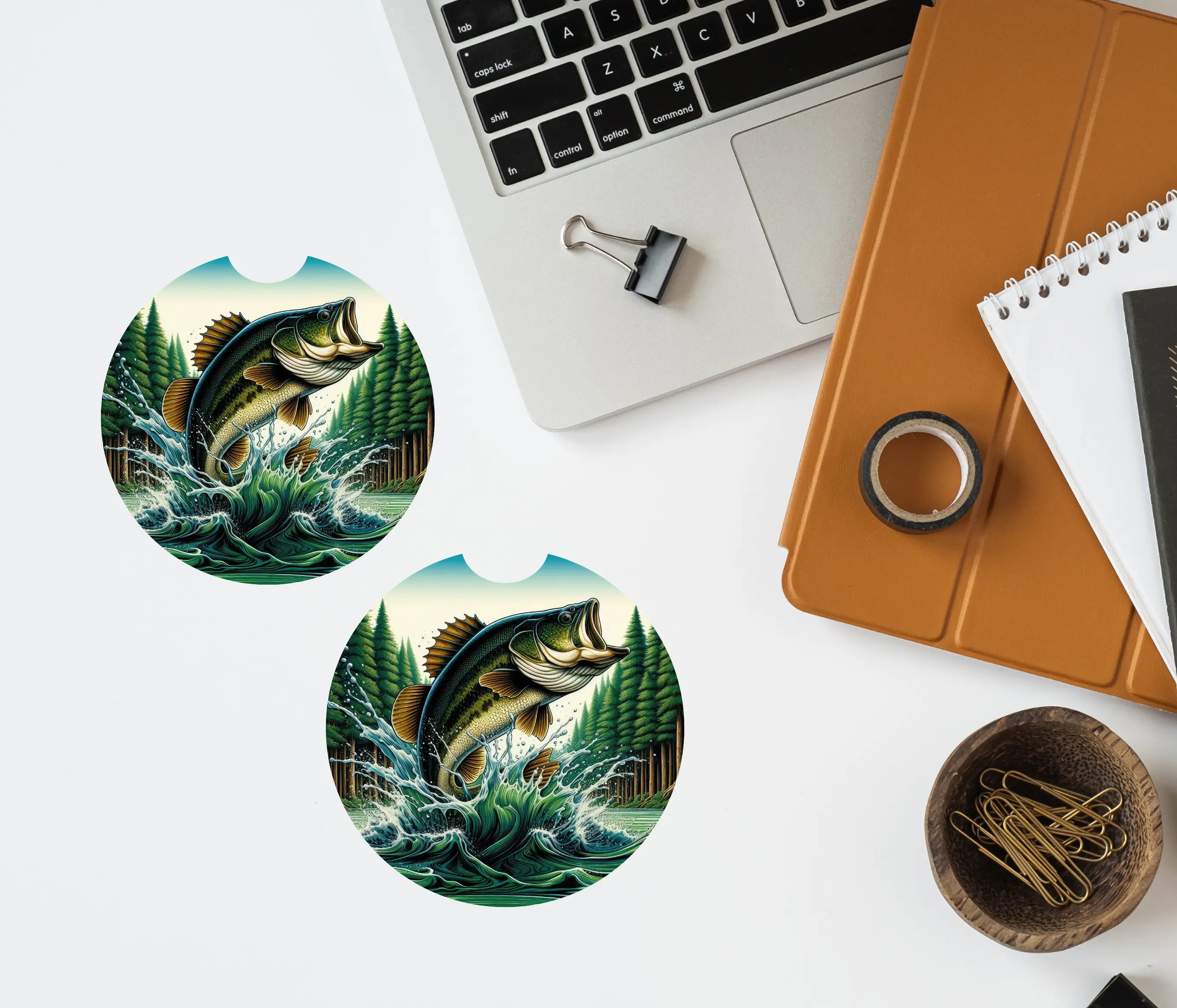 Fish Car Coasters