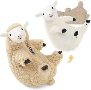 Easter Gift Shaved Sheep Stuffed Animal – Cute Plush Toy for Girls, Sleeping Lamb Buddy, Birthday Gift for Women, Boys & Teens, Small Plush