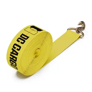 Flatbed Winch Strap with Grab Hook, 4"