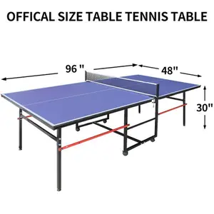 All-in-One Foldable Ping Pong Table - Perfect for Home, Office, School & Outdoor Recreation