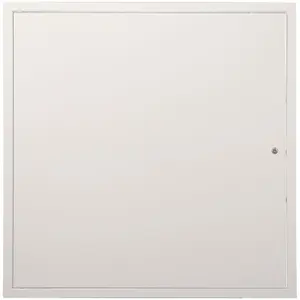 VEVOR Access Panel for Drywall & Ceiling, 24 x 24 Inch Plumbing Access Panels, Reinforced Access Door, Heavy-Duty Steel Wall Hole Cover, Easy Install Removable Hinged Panel for Wiring & Cables, Silver