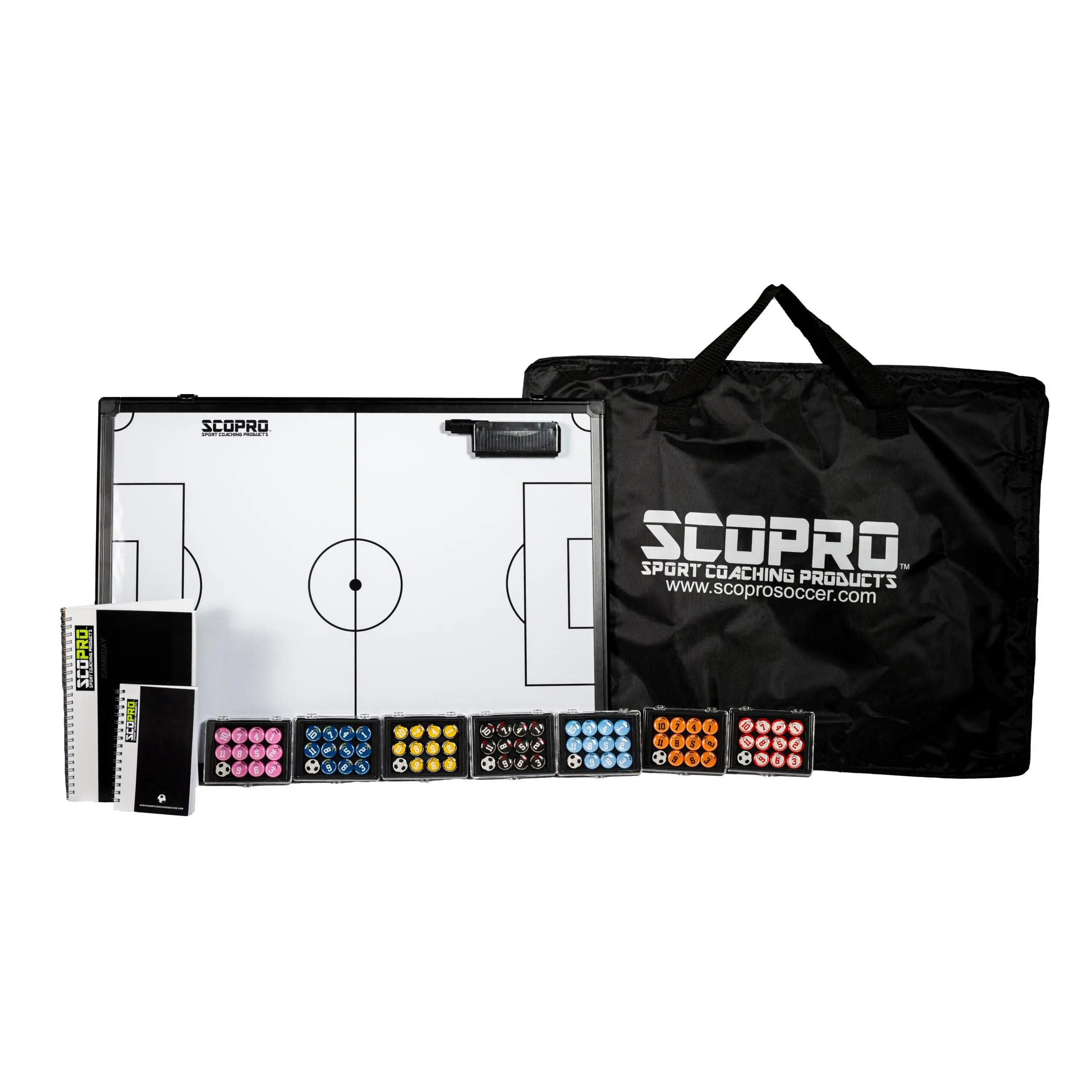 20" x 24" Soccer Tactical Board w/Carrying Case