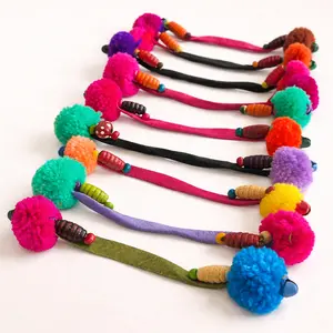 10 Pack – Pom Pom Zipper Decoration (DIY) – Thailand