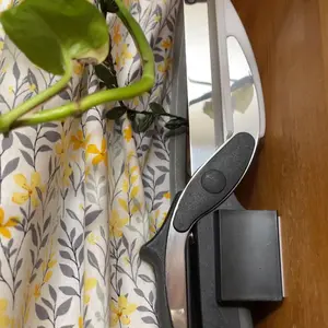 2 in 1 Kitchen Scissors for Food – Stainless Steel Blade & Plastic Cutting Board Scissors with Safety Lock | 9.6" Tomato Knife, Fruit & Vegetable Cutter – Easy-to-Use Kitchen Shears for Meat, Cheese