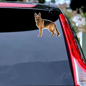 German Shepherd Standing - Sticker