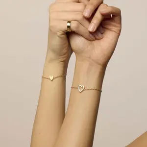 Matching Heart Bracelets for Women – Heart Charm and BFF Friendship Styles