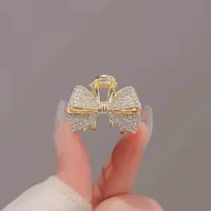 butterfly knot small clip hair accessory, princess head clip, hairpin, elegant hair clip, high-end hair accessory