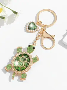 Colorful Turtle Keychain, Cute Fashion Sea Turtle Bag Charm, Adorable Accessory for Keys and Bags, Stylish Gift Idea, All Seasons
