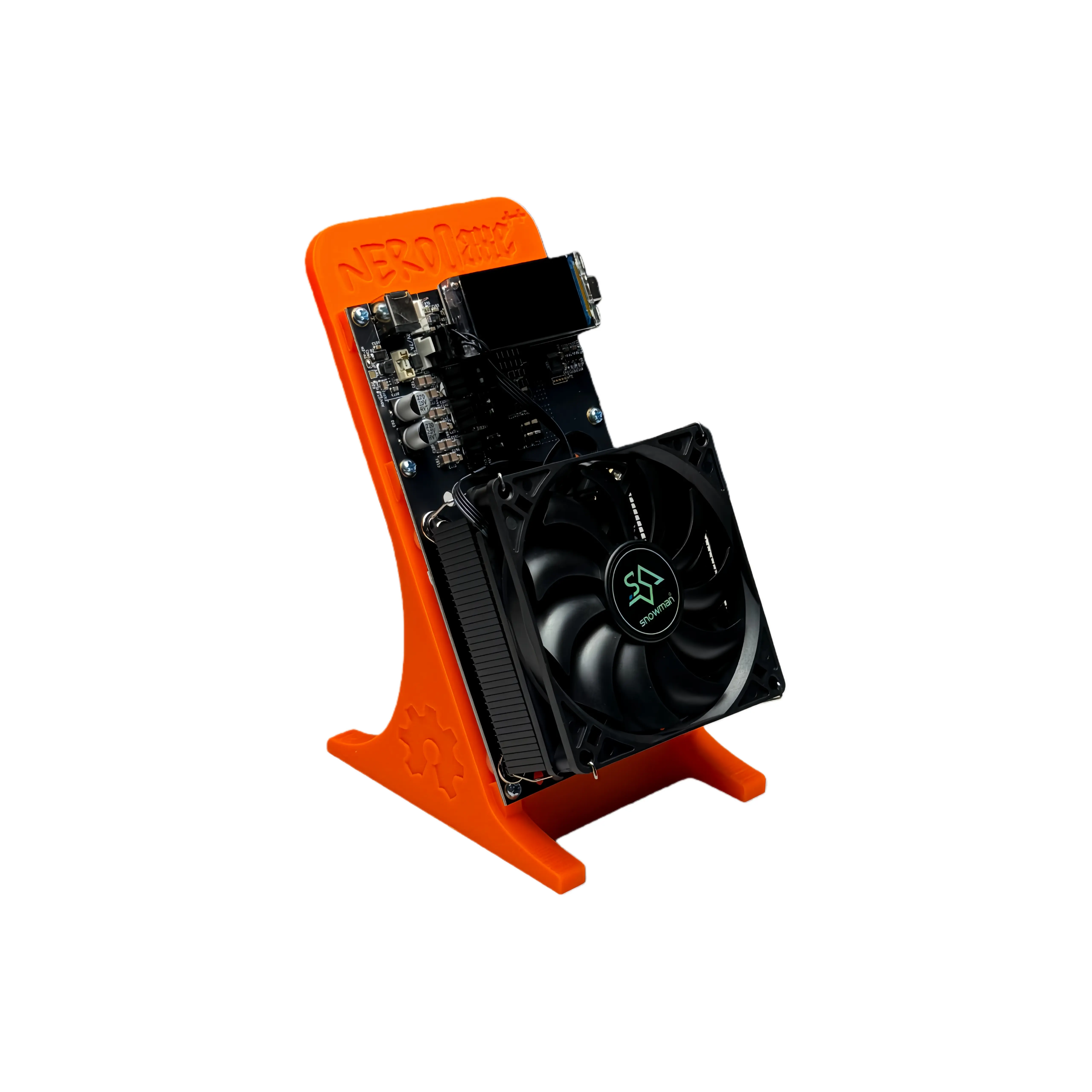 DCE Bitaxe NerdQaxe++ 4.8T 76W Mini Server With PSU System Power Efficient Data Transport Solution